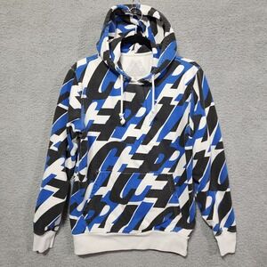 Palace Repeat After Me Skateboards Hoodie Medium Blue Black 2016‎